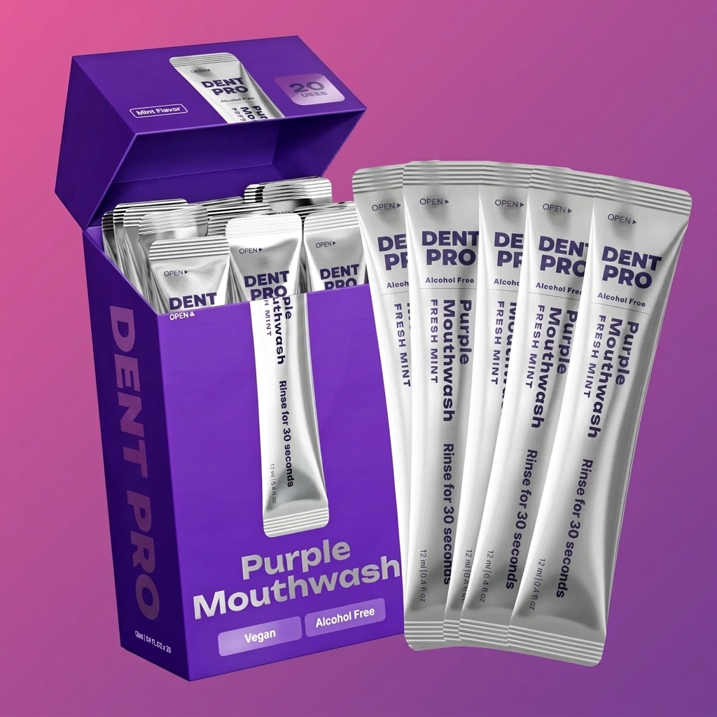 DentPro - Purple Whitening Mouthwash