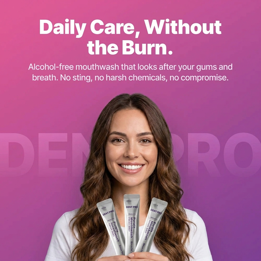 DentPro - Purple Whitening Mouthwash